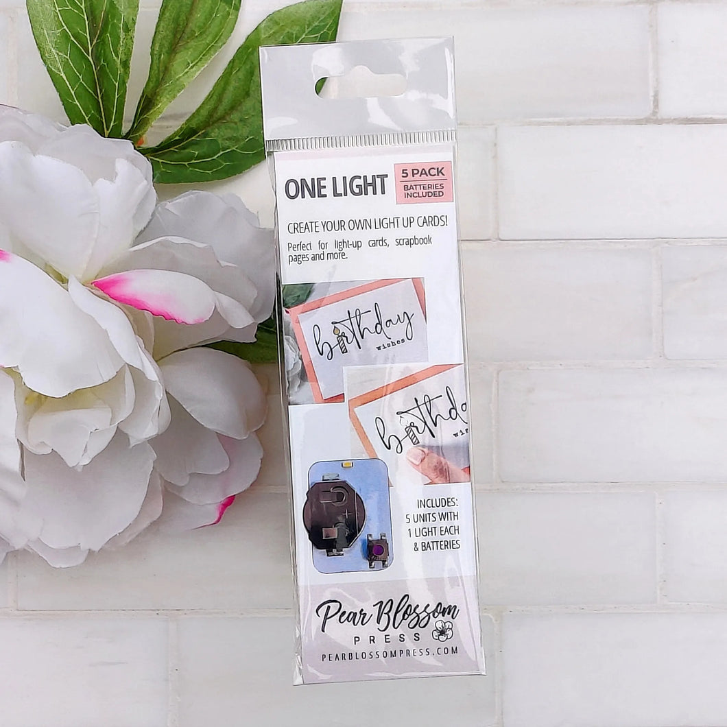 Light-Up Products: Pear  Blossom Press-One Light-5 Pack