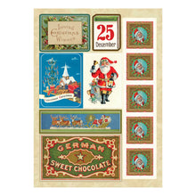 Load image into Gallery viewer, Embellishments: LOVING CHRISTMAS WISHES STICKER PAD FROM THE CHRISTMAS FLEA MARKET FINDS COLLECTION BY CATHE HOLDEN
