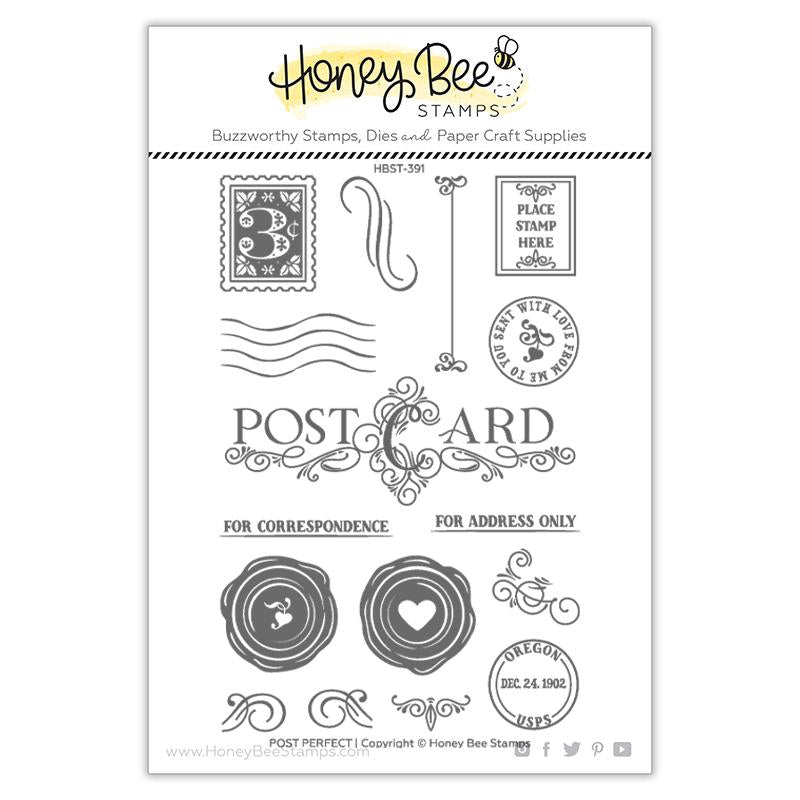Stamps: HoneyBee Stamps-Post Perfect