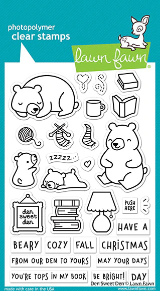 Stamps: Lawn Fawn-Den Sweet Den