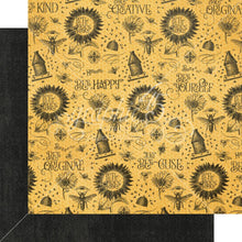 Load image into Gallery viewer, 12x12 Paper: Graphic 45 Double-Sided Paper Pad-Patterns &amp; Solids-16/Pkg-Let It Bee
