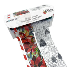Load image into Gallery viewer, Embellishments: 49 And Market ARToptions Holiday Wishes Washi Tape Set 3/Pkg
