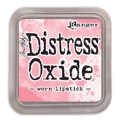 Ink: Tim Holtz Distress Oxides Ink Pad-Worn Lipstick