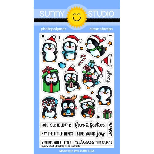 Stamps: Sunny Studio-Penguin Party