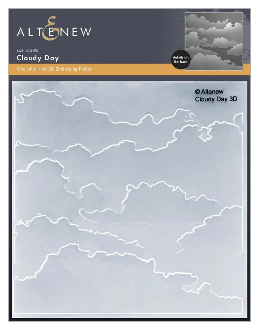 Embossing Folders: Cloudy Day 3D Embossing Folder