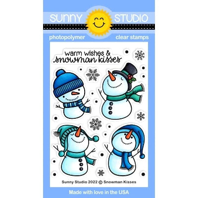 Stamps:Sunny Studio-Snowman Kisses