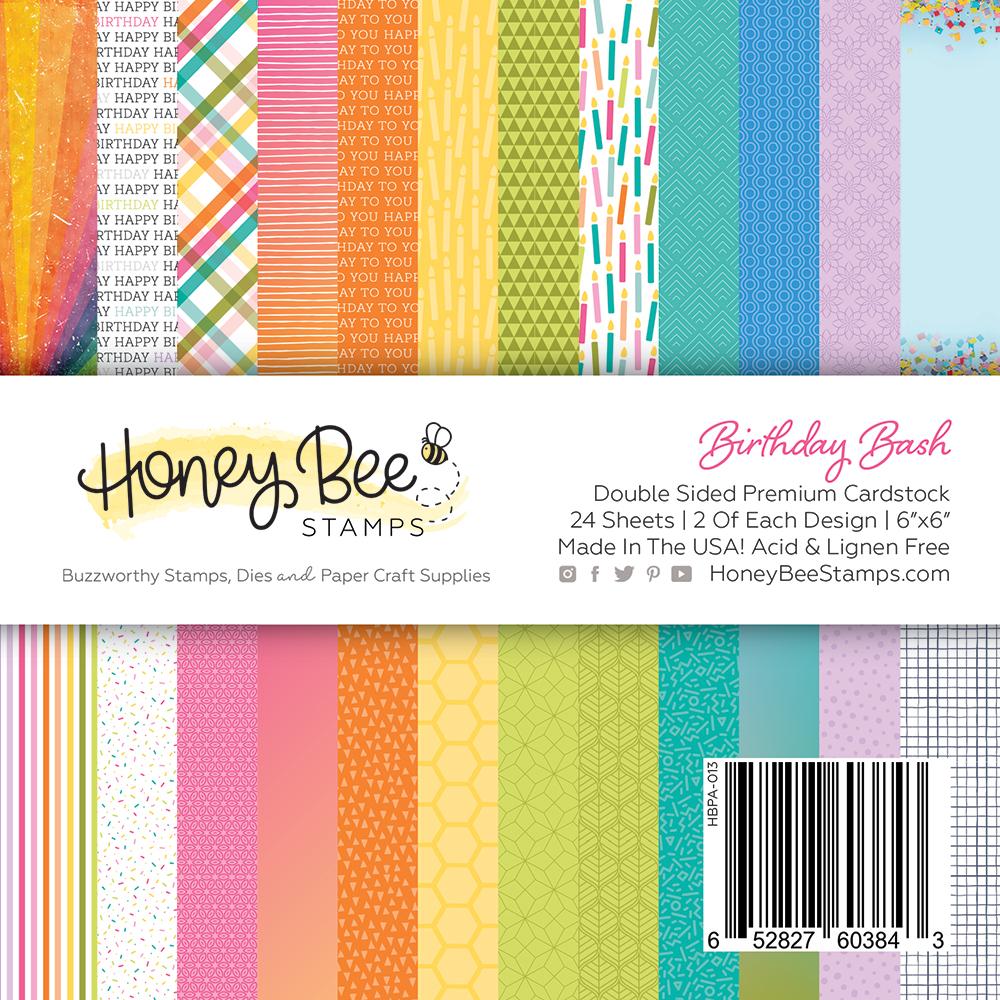 6x6 Paper-24 Double Sided Sheets-Birthday Bash