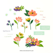 Load image into Gallery viewer, Stamps: Concord &amp; 9th-Bunch of Blossoms Stamp Set

