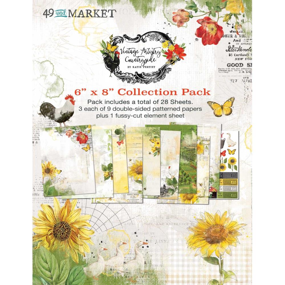 Paper: 49 And Market Vintage Artistry Countryside Collection Pack 6