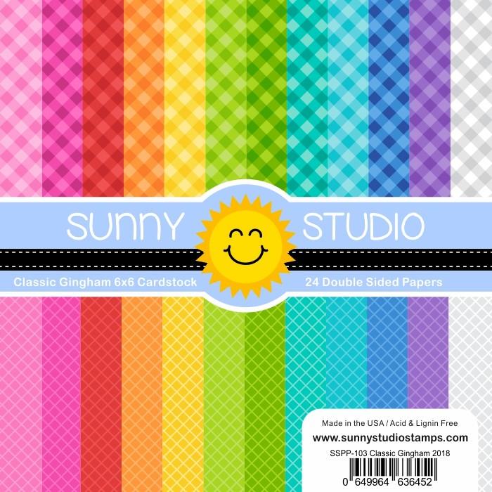 6x6 Paper: Sunny Studio Classic Gingham