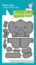 Load image into Gallery viewer, Dies: Lawn Fawn-Tiny Gift Box Elephant Add-On
