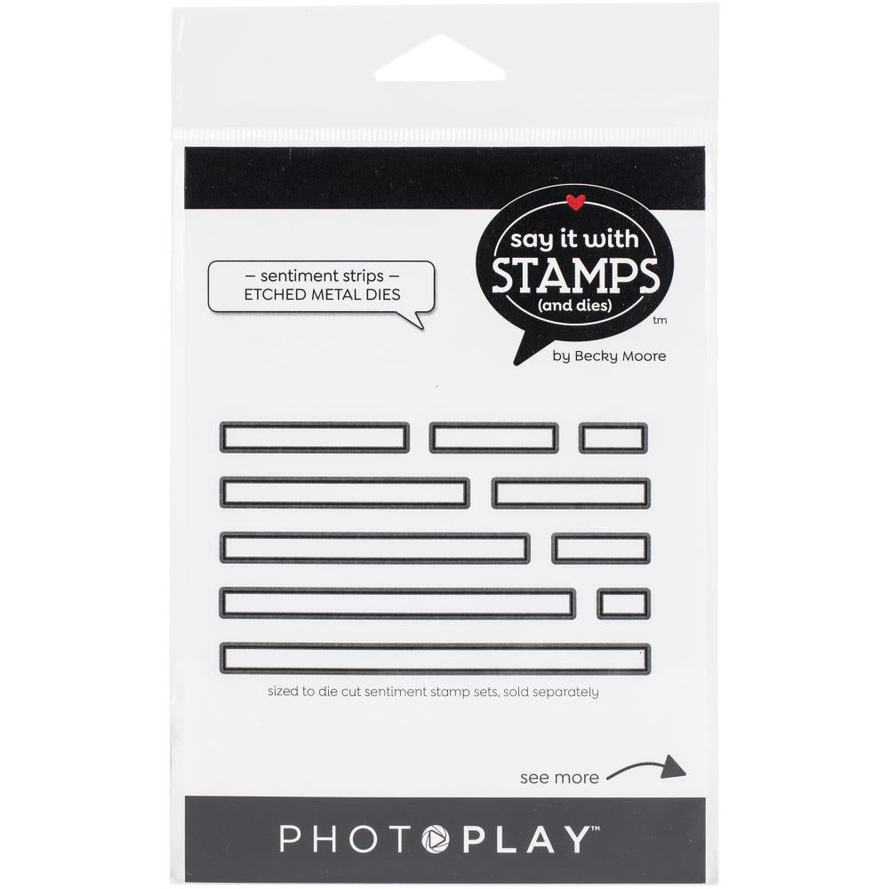 Dies: PhotoPlay Say It With Stamps Die Set