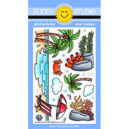 Stamps: Sunny Studio Stamps-OCEAN VIEW STAMPS