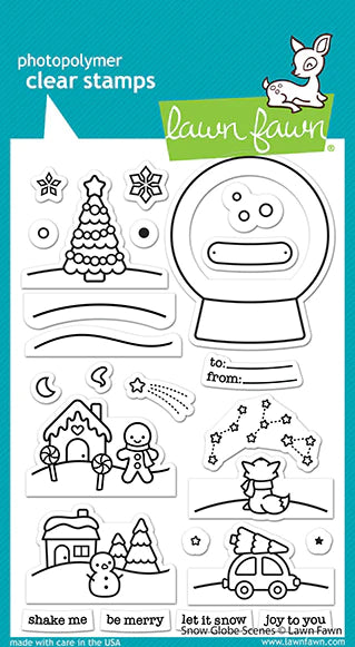Stamps: Lawn Fawn-Snow Globe Scenes