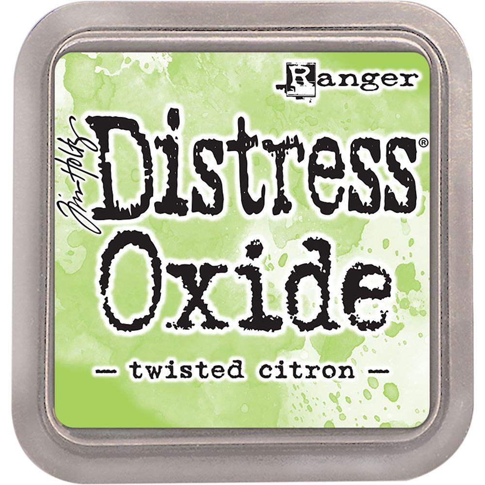 Ink: Tim Holtz Distress Oxides Ink Pad-Twisted Citron