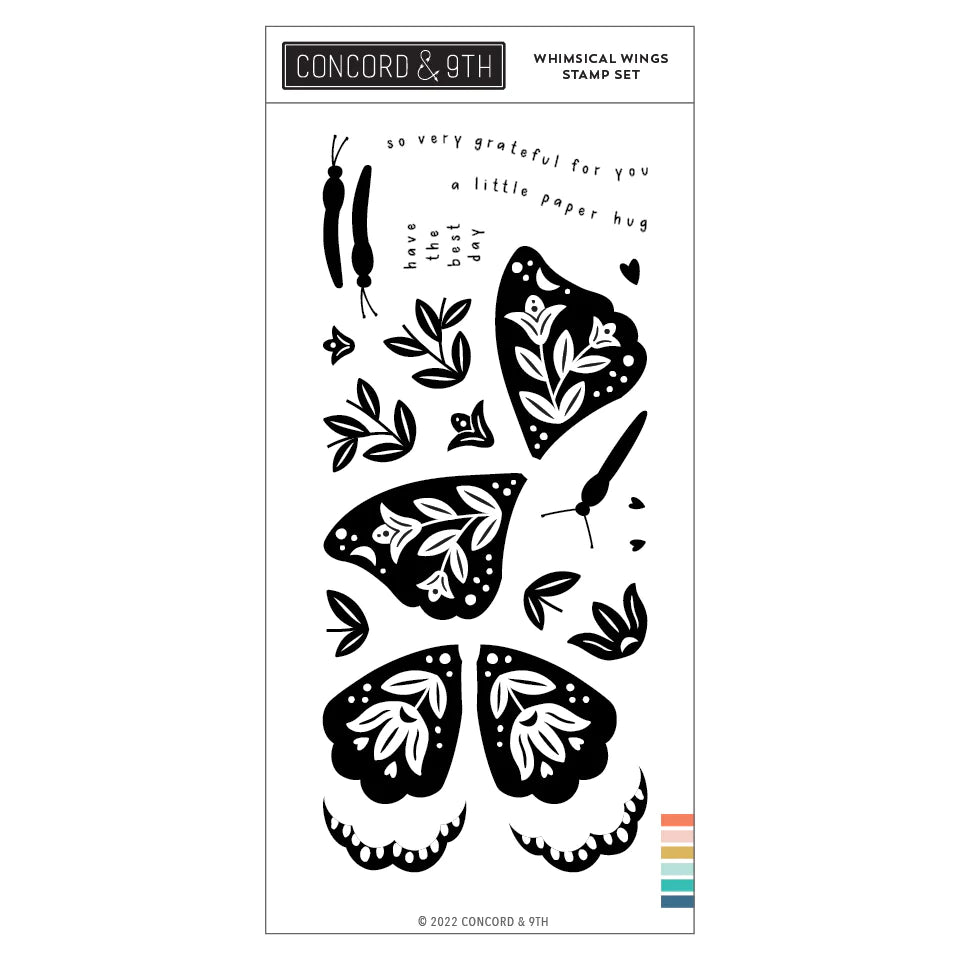 Stamps: Concord & 9th-Whimsical Wings Stamp Set