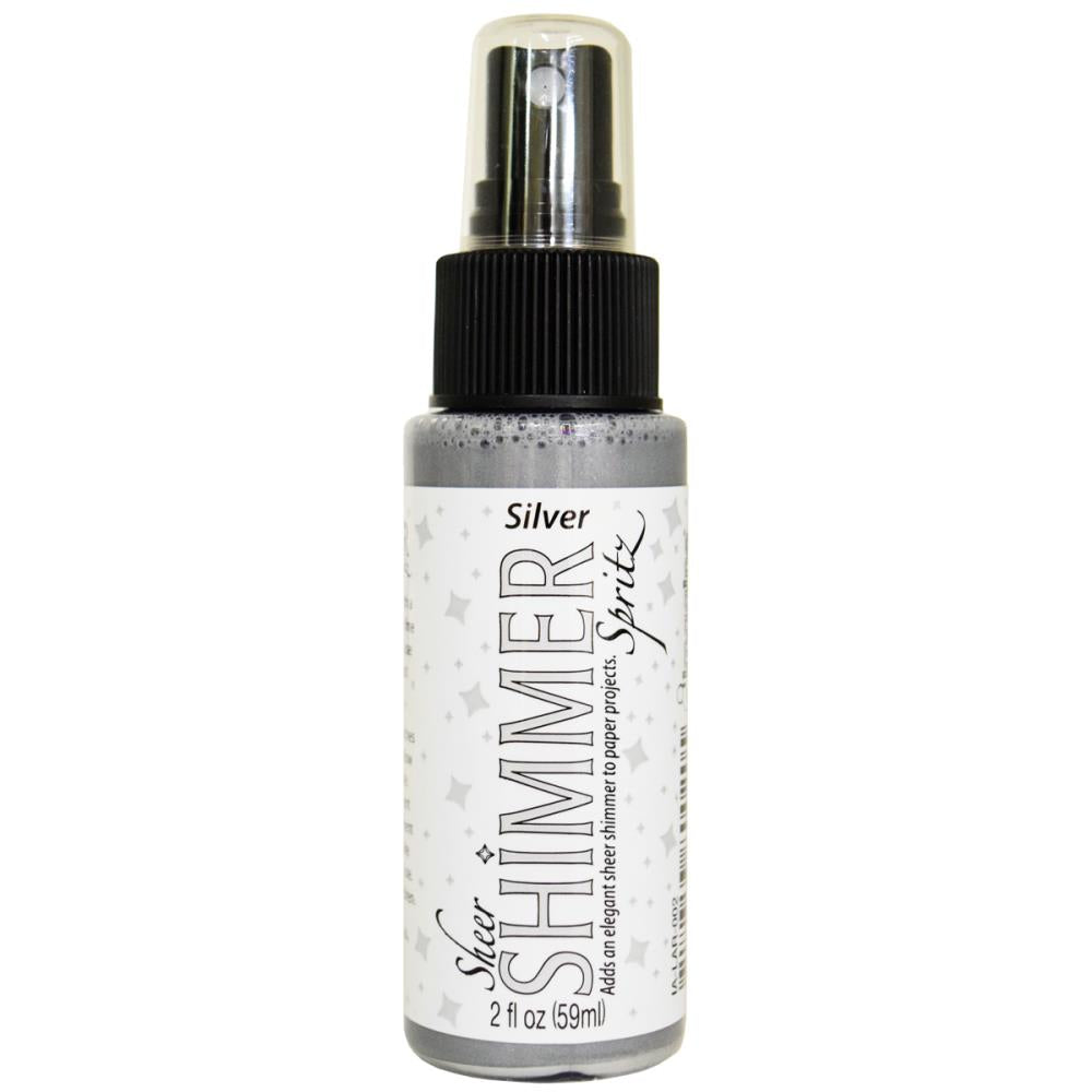 Mixed Media/Embellishments: Sheer Shimmer Spritz Spray by Imagine-Silver