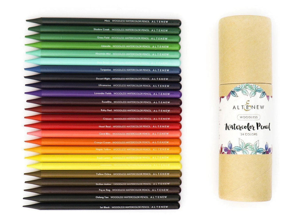 Coloring Tools: Altenew-Woodless Watercolor Pencils 24 set