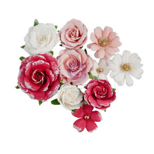 Load image into Gallery viewer, Embellishments: Prima Marketing Mulberry Paper Flowers by Frank Garcia-Sweet Melody/Love Notes
