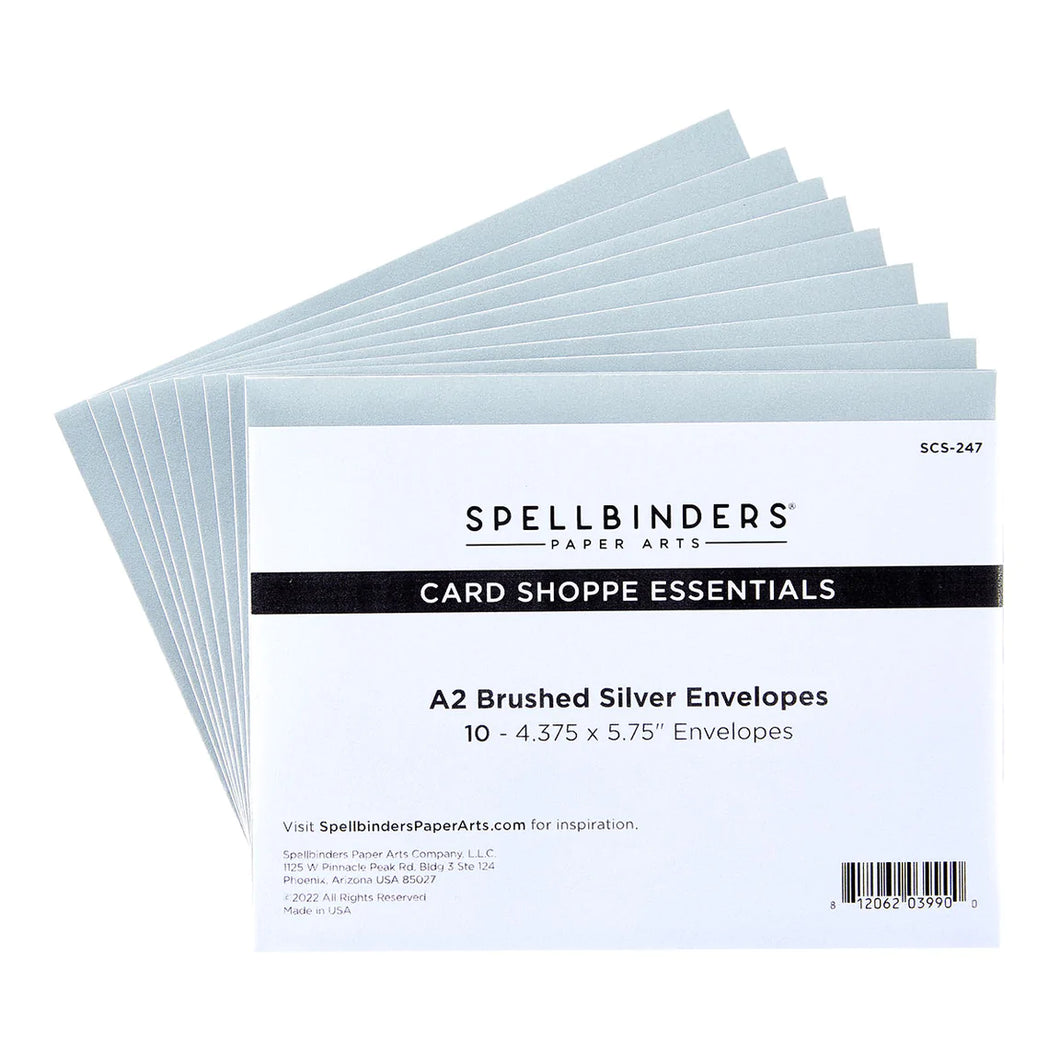 Envelopes: Spellbinders Brushed Colored Envelopes