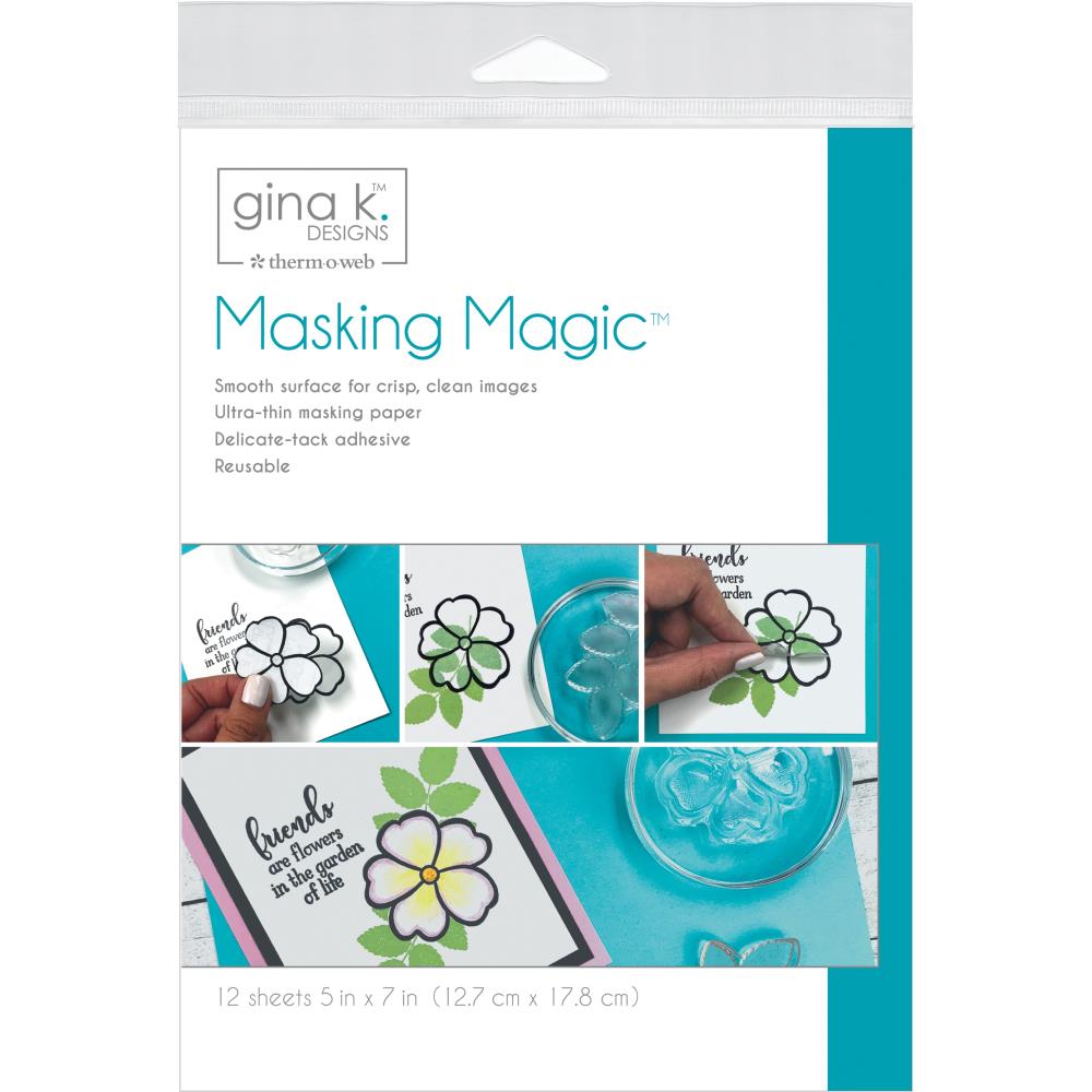 Adhesives: Gina K Designs Masking Magic Sheets 5