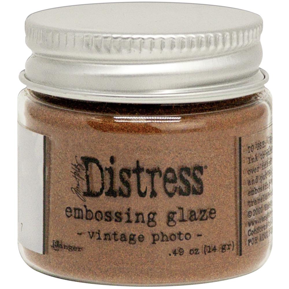 Embossing Powder: Tim Holtz Distress Embossing Glaze-Vintage Photo