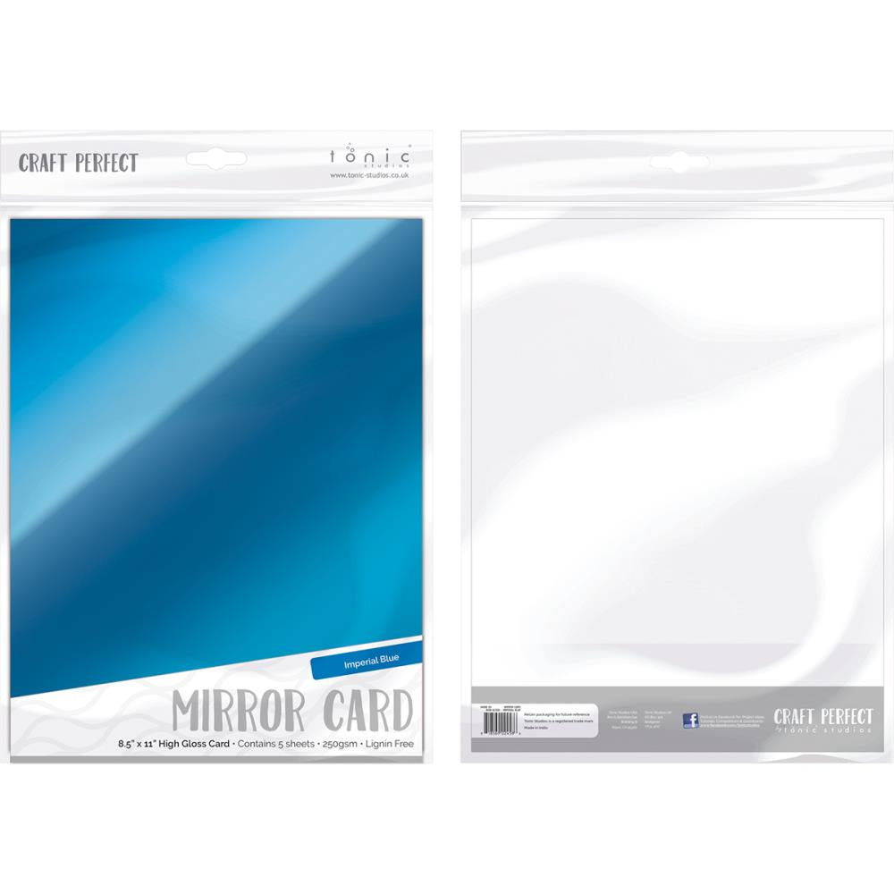 Paper: Craft Perfect Mirror Cardstock-Imperial Blue-92lb 8.5