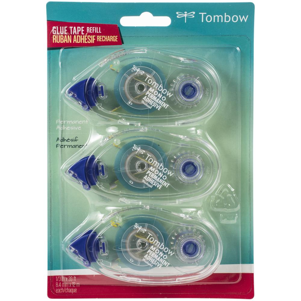 Adhesives: Tombow Mono Adhesive Refill value 3-pack
