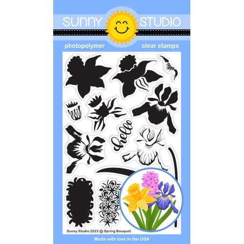 Stamps: Sunny Studio-Spring Bouquet