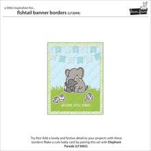 Load image into Gallery viewer, Dies: Lawn Fawn-Fishtail Banner Borders
