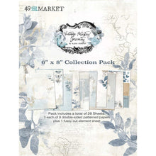 Load image into Gallery viewer, Specialty Paper: 49 And Market Collection Pack 6&quot;X8&quot;-Vintage Artistry Serenity
