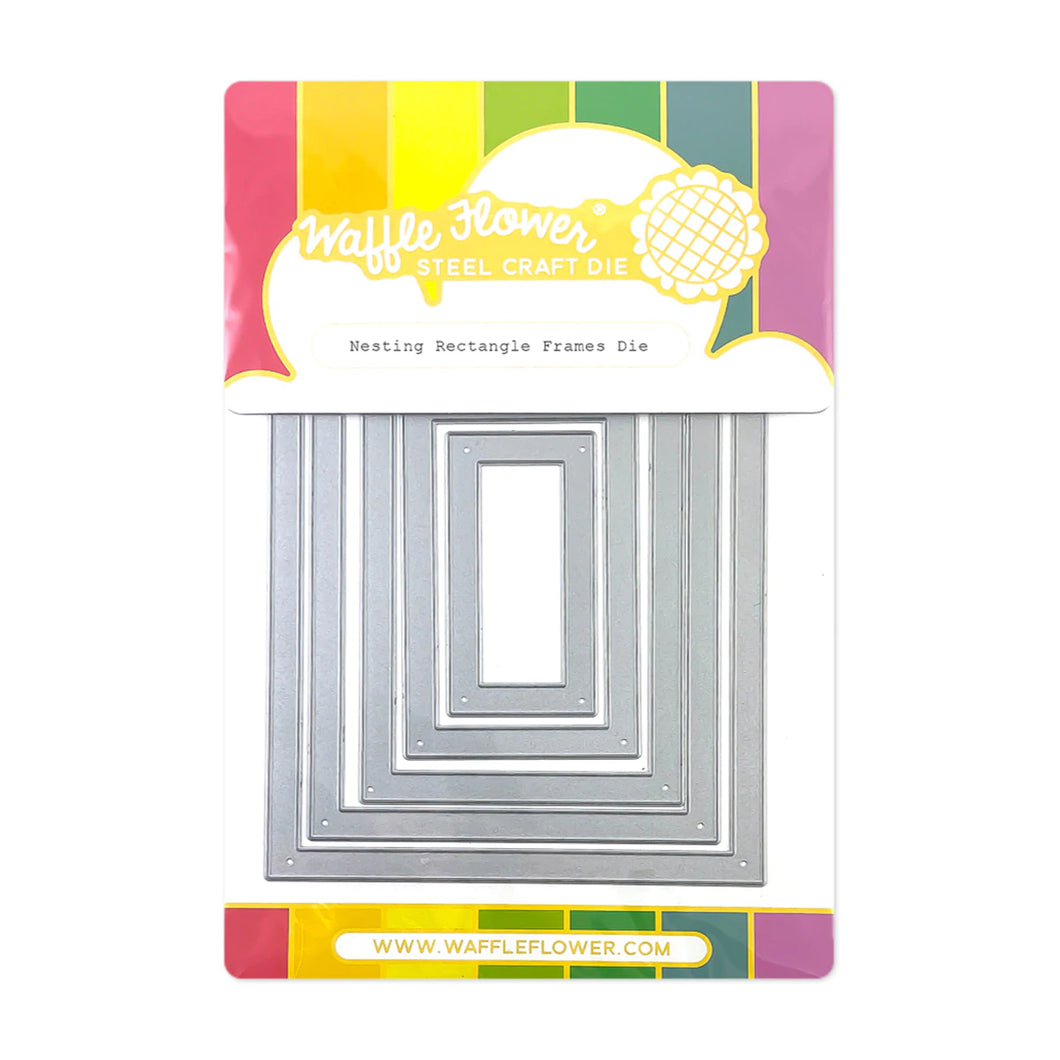 Dies: Waffle Flower Crafts-Nesting Rectangle Frames