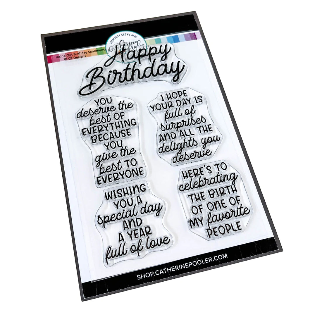 Stamps: Catherine Pooler Designs-Inside Out Birthday Sentiments