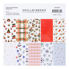 Load image into Gallery viewer, 6x6 Paper: Spellbinders-Winter Wonderland Paper Pad
