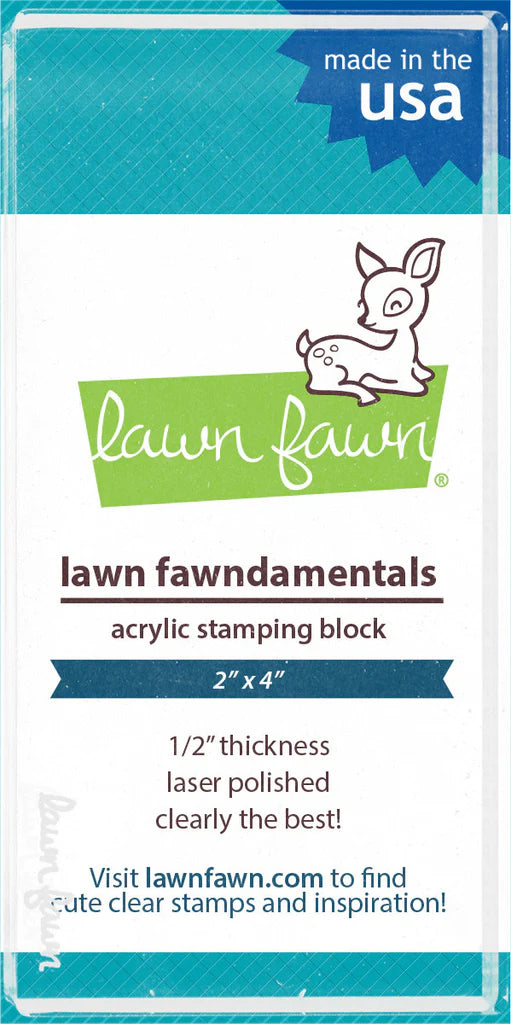 Crafting Tools: Lawn Fawn-2x4 Acrylic Stamping Block