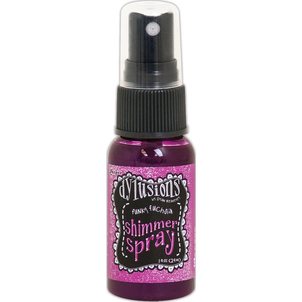 Dylusions Shimmer Sprays 1oz-Funky Fuchsia