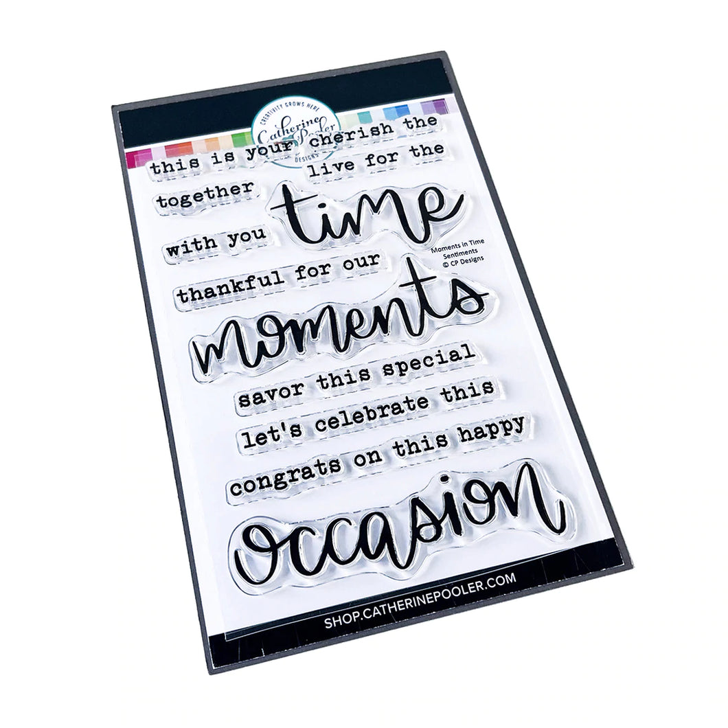 Stamps: Catherine Pooler Designs-Moments In Time Sentiments Stamp Set