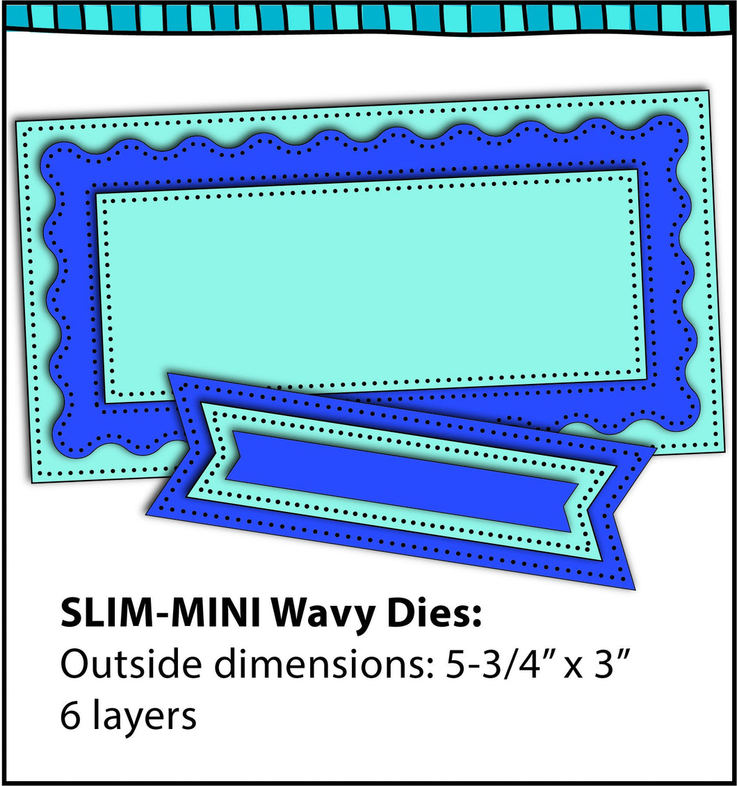 Die: Slim Mini Wavy Die-Layers