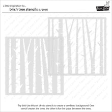 Load image into Gallery viewer, Stencils: Lawn Fawn-Birch Tree Stencils
