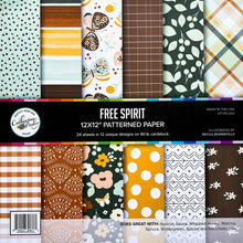 Load image into Gallery viewer, 12x12 Paper: Catherine Pooler Designs-Free Spirit Patterned Paper
