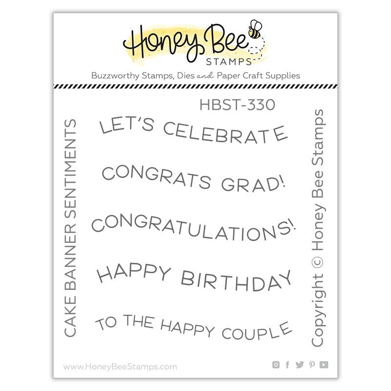 Stamps: Cake Banner Sentiments Stamps