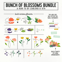 Load image into Gallery viewer, Stamps: Concord &amp; 9th-Bunch of Blossoms Stamp Set
