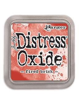 Ink: Tim Holtz Distress Oxides Ink Pad-Fired Brick