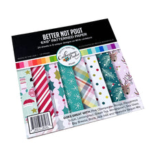 Load image into Gallery viewer, 6x6 Paper: Catherine Pooler Designs-Better Not Pout Patterned Paper
