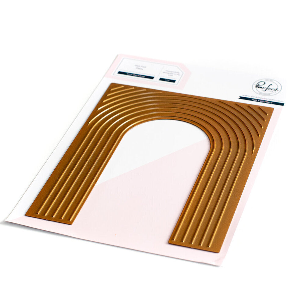 Hot Foil: Pinkfresh Studio-Arch Backdrop Hot Foil Plate