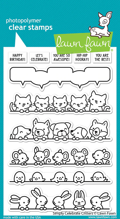 Stamps: Lawn Fawn-Simply Celebrate Critters