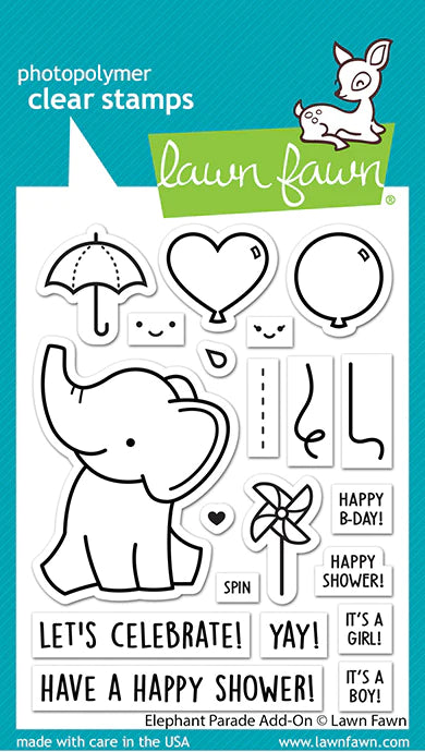 Stamps: Lawn Fawn-Elephant Parade Add-On