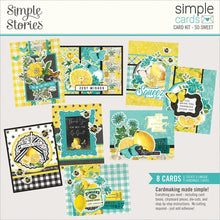 Load image into Gallery viewer, Card Kit: Simple Stories Simple Cards Card Kit-So Sweet, Lemon Twist
