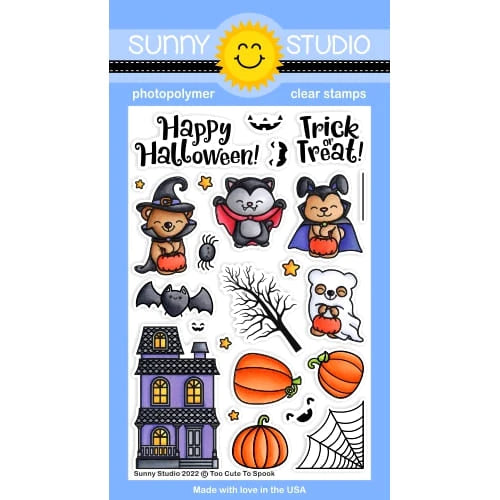 Stamps: Sunny Studio-TOO CUTE TO SPOOK STAMPS
