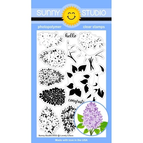 Stamps: Sunny Studio Stamps-Lovely Lilacs